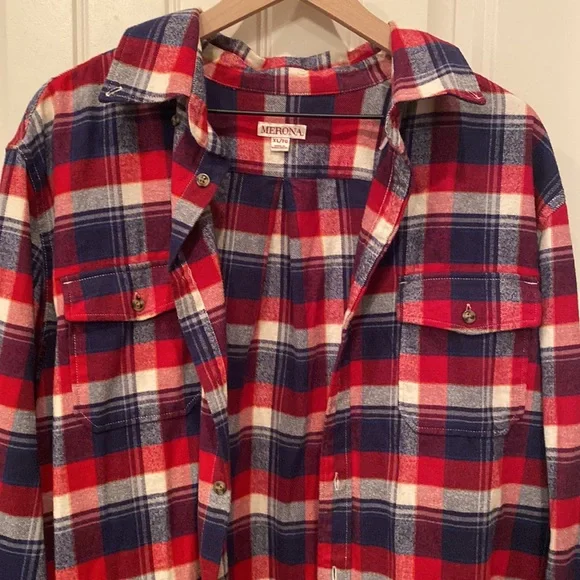 XL Merona Flannel - Picture 2 of 7